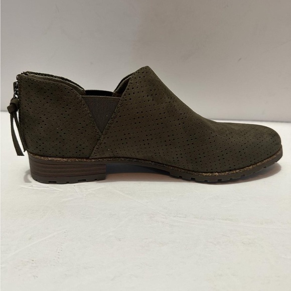 Dr. Scholl's Women's Roll Call Booties Olive Size 10m